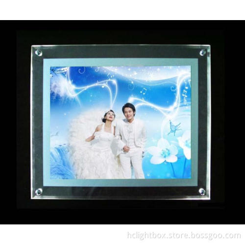 LED Acrylic Crystal Slim Light Box with Screws